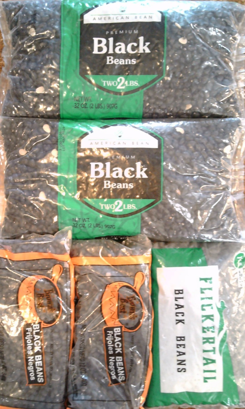 American Bean/Flickertail/Brown’s Best Black Beans (10/26 (1) 3/28 (2) 11/28 (2)