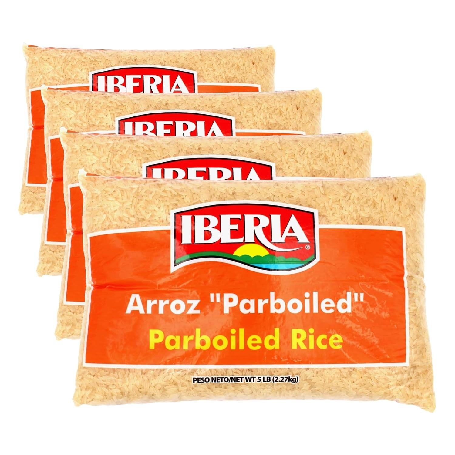 Parboiled Long Grain Rice 5 Pound Iberia Brand Parboiled White Rice 5 lb Rice