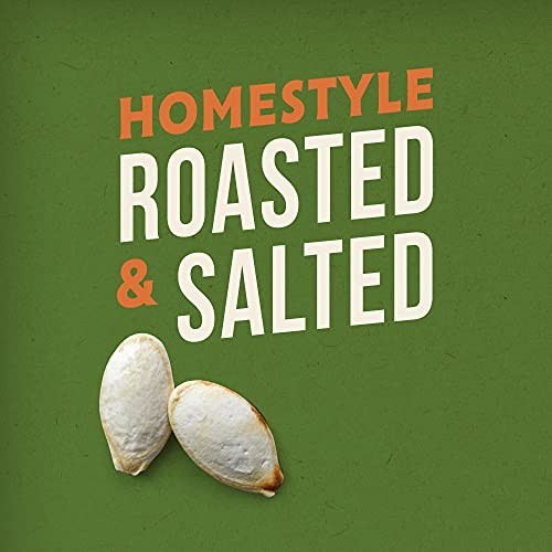 Salted Pumpkin Seeds, Homestyle Flavor, 5 oz. Pack of 12 – Healthy Snack, Nutrit