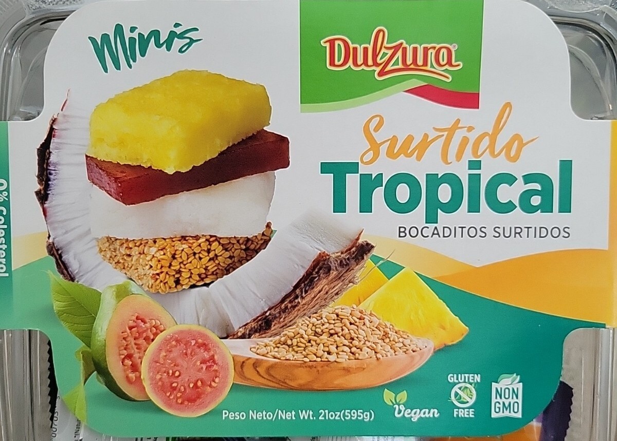 DULZURA PUERTO RICAN VARIETY CANDIES Flax Seed Coconut Pineapple sesame 5.90 oz.