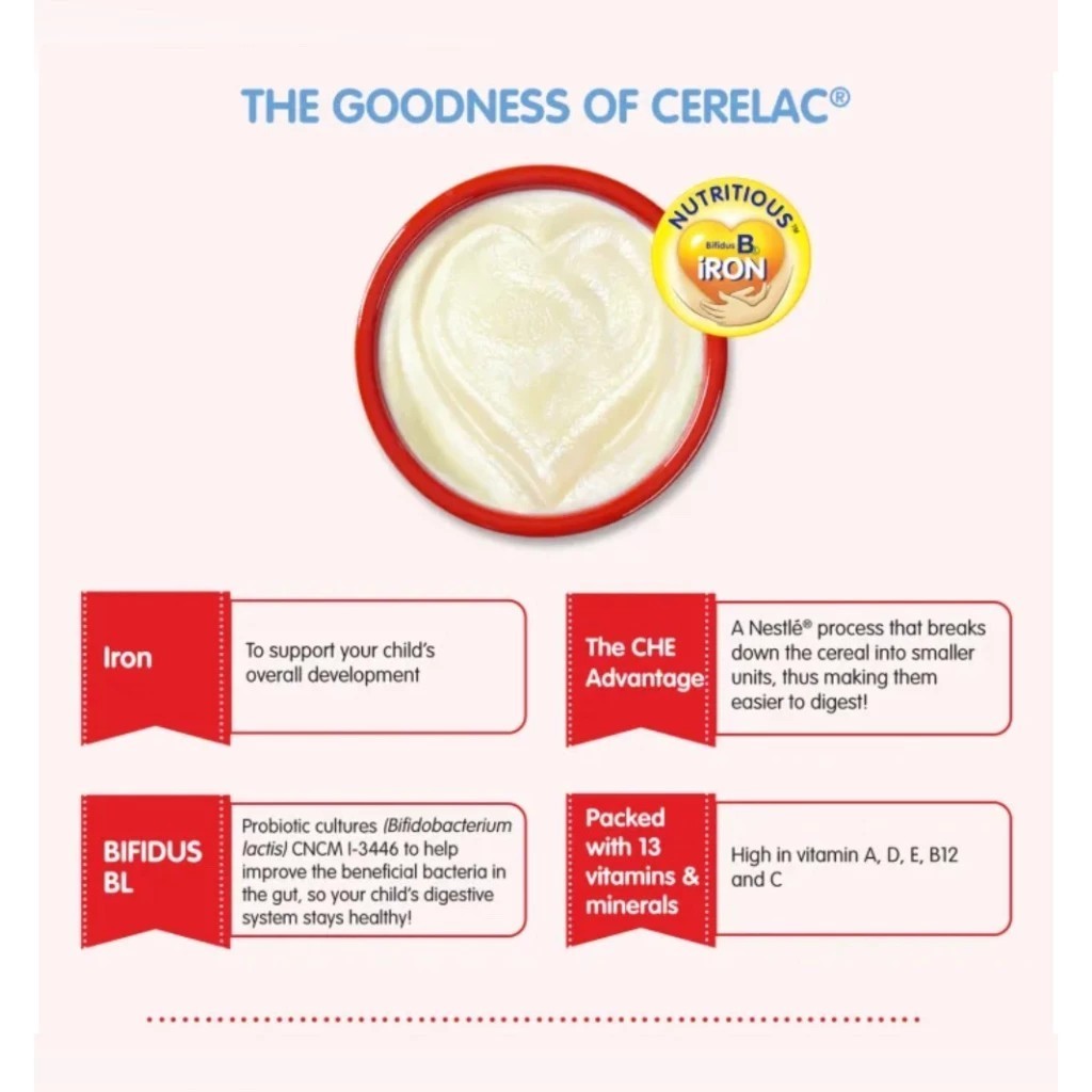 Nestle Cerelac Infant Cereals Brown Rice & Milk 350g (6 Months+) – 1 Can