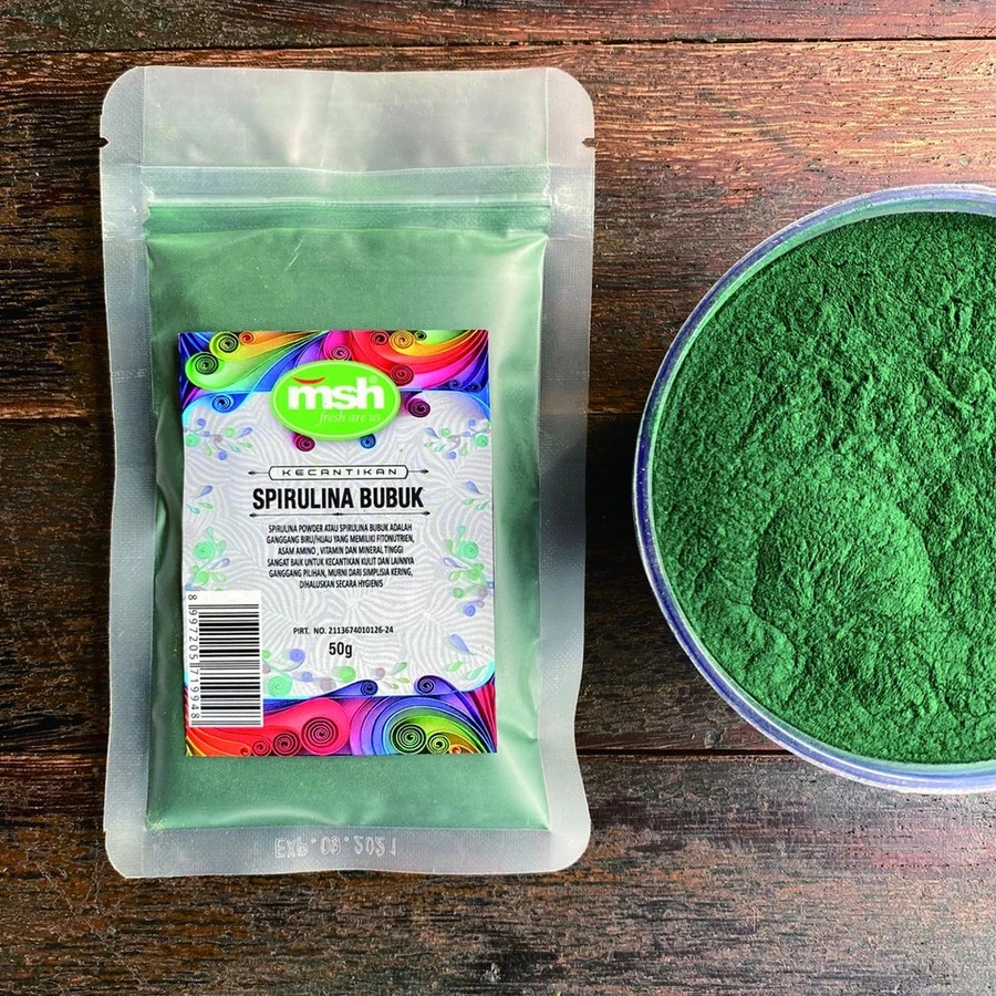 Spirulina Powder 50g Natural Green Algae Powder USA Free Import Tax