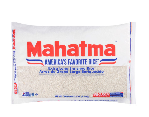 Mahatma Enriched Extra Long Grain White Rice, 20 lb Bag