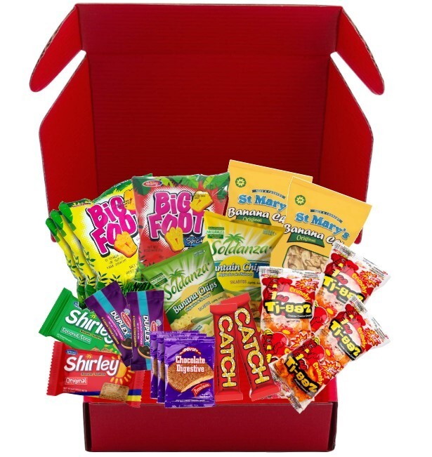 Jamaican Assorted Snack Box , Popular Snacks Straight From Jamaica (15 count)