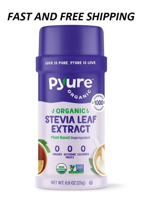 Pyure Organic Stevia Extract, Single Ingredient Powdered Sweetener…..