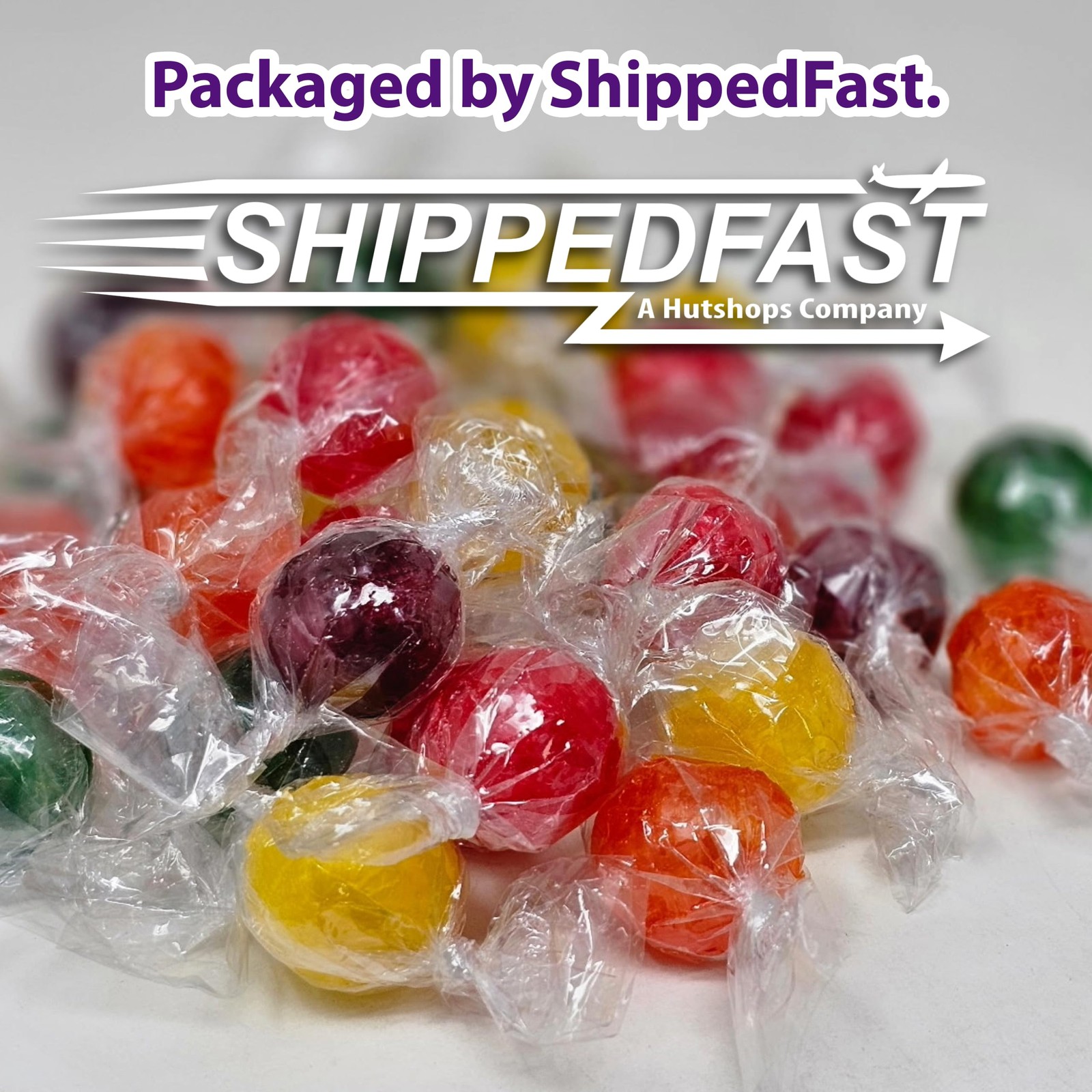 Shippedfast Semi-Sour Fruit Balls 10 inches (W) x 7 (L) x 1 inch (H)
