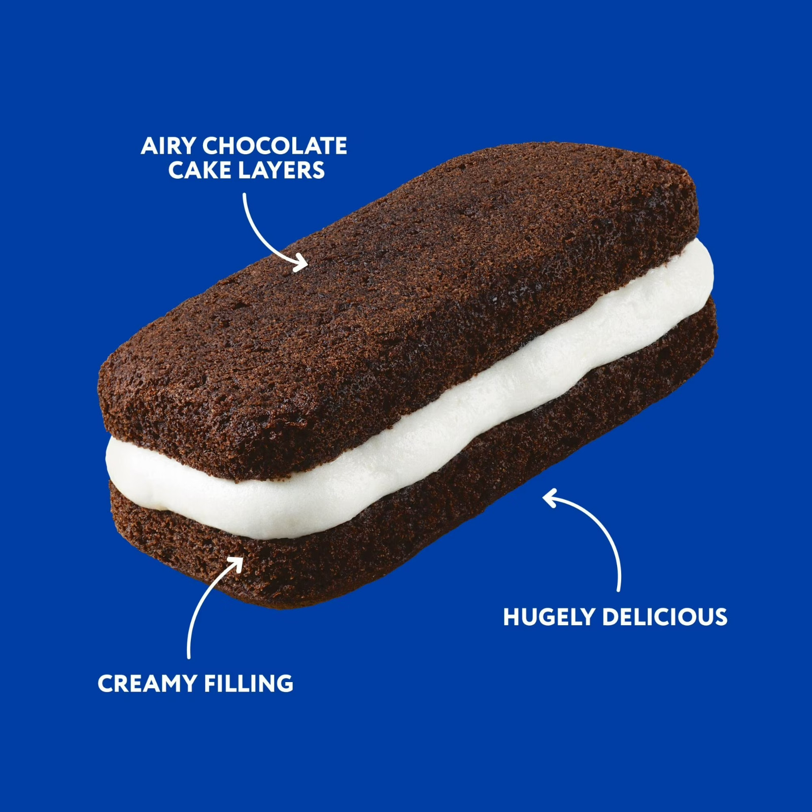 Suzy Q’s Chocolate Snack Cakes with Creamy Filling, 13 oz (5 Count) pack of 2