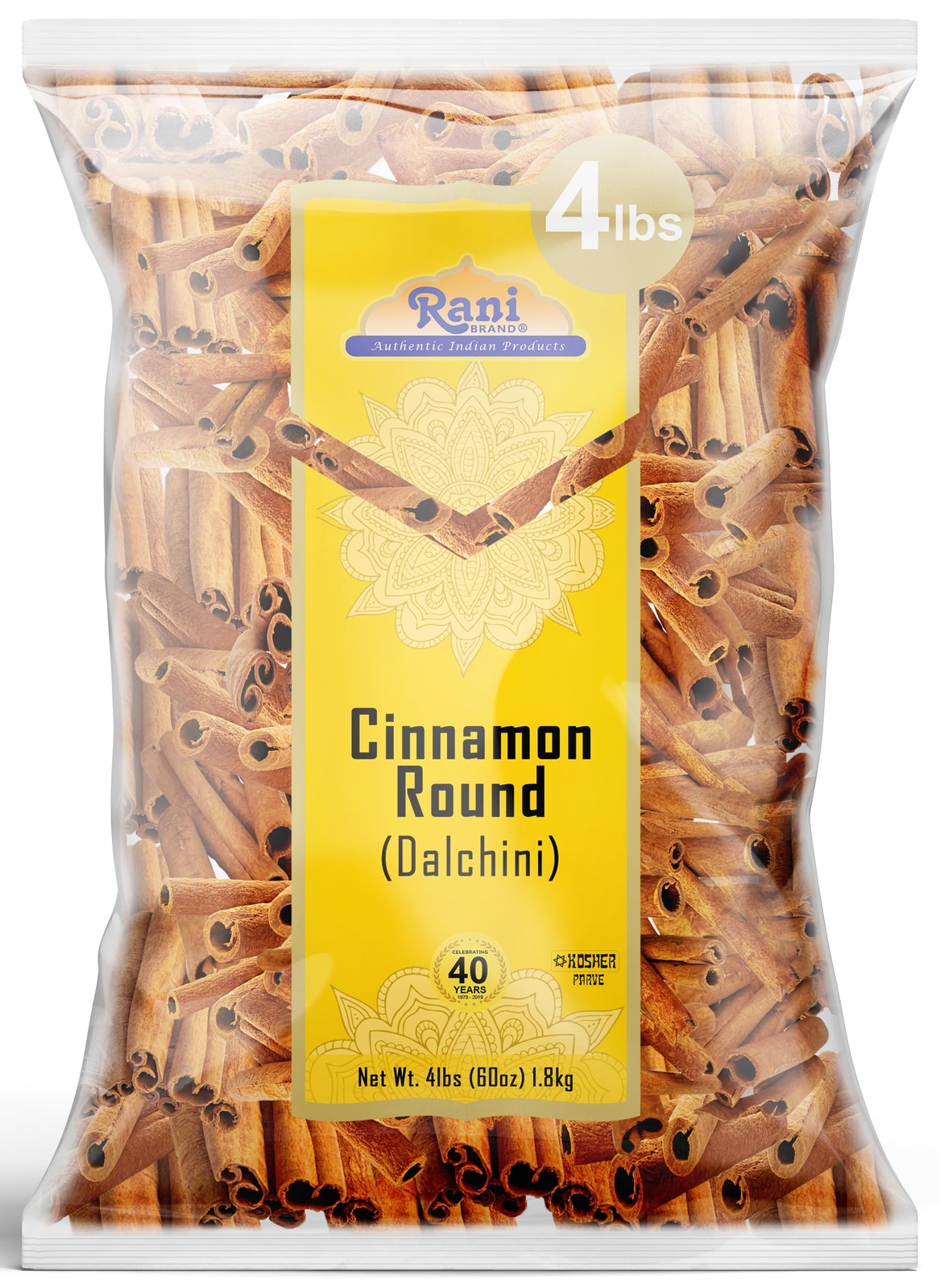 Rani Cinnamon Sticks 64oz (4lbs) 1.81kg Bulk Bag – 350-400 Sticks