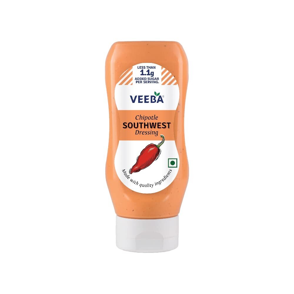 Veeba Chipotle Southwest Salad Dressing 300 grams 10.58 oz pack India Vegetarian