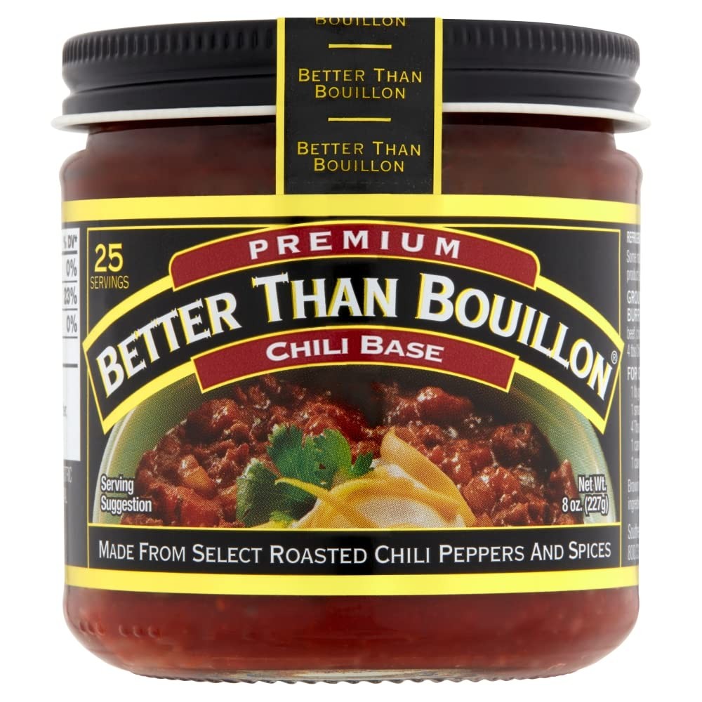 Better Than Bouillon Chili Base, Made from Select Roasted 8 Ounce (Pack of 1)