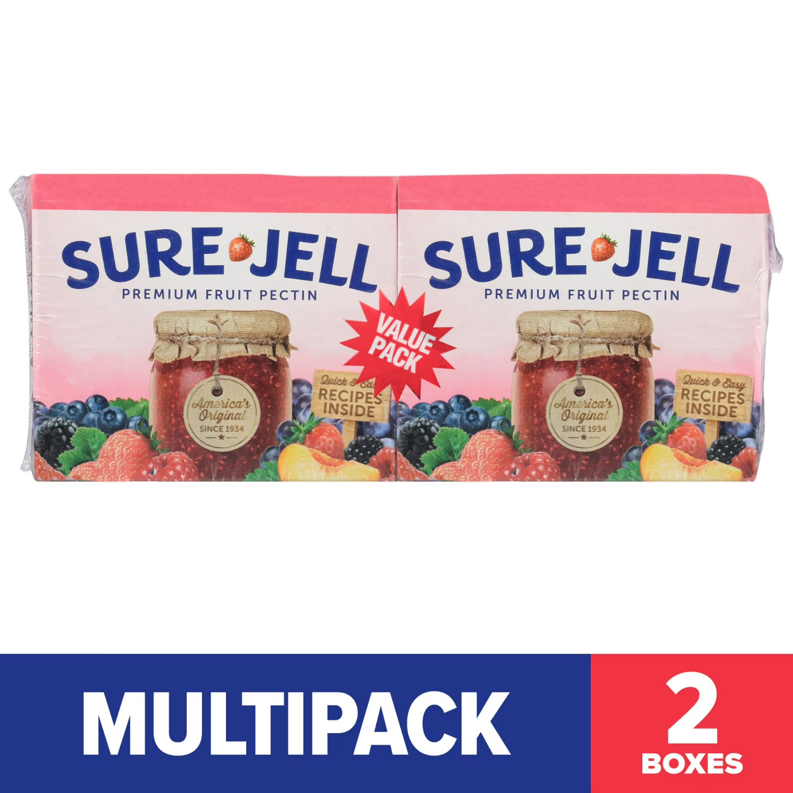 Sure-Jell Premium Fruit Pectin for Less or No Sugar Needed Recipes Value….