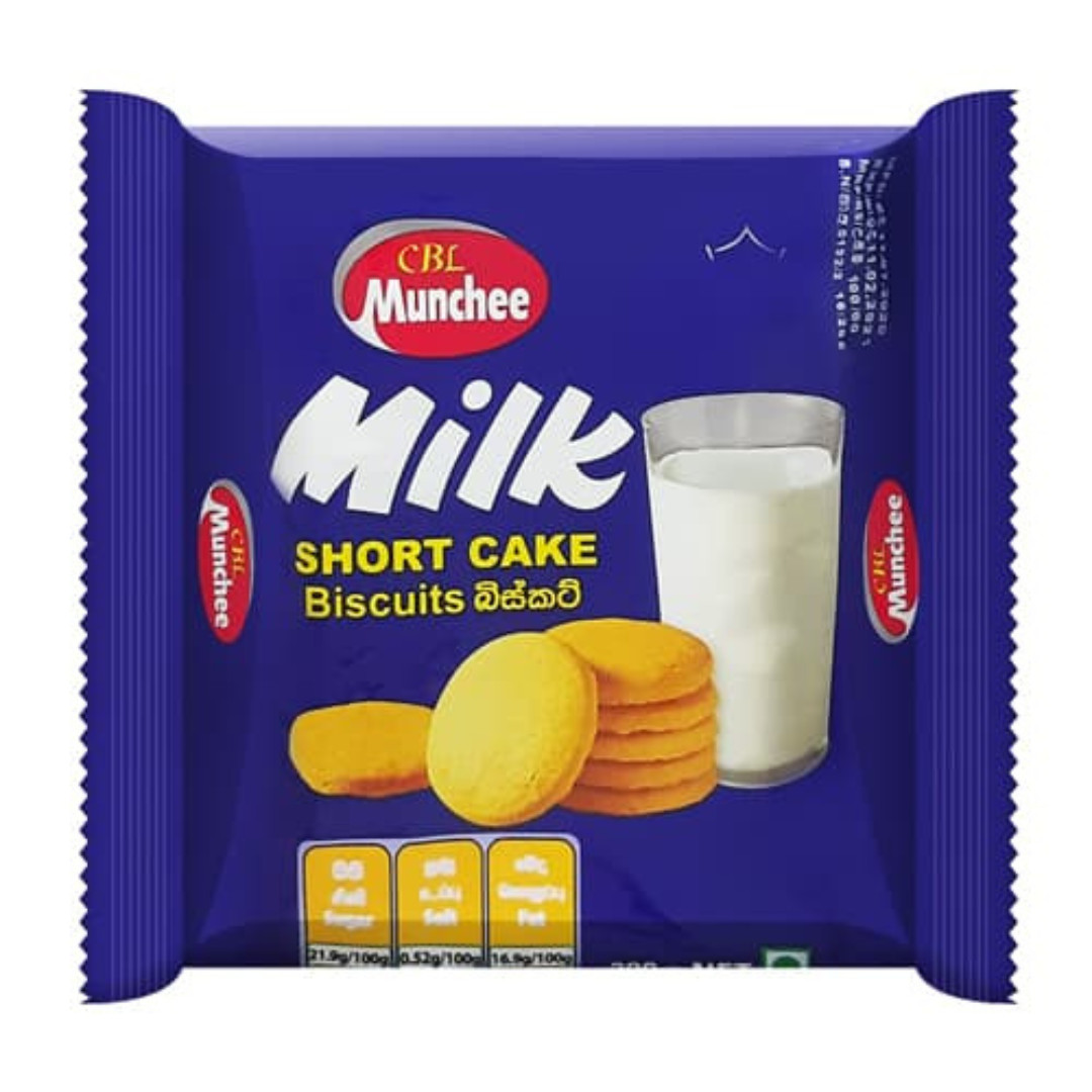 Munchee Biscuit Milk Short Cake 200G 100ylon Best Quality Biscuit Free ship