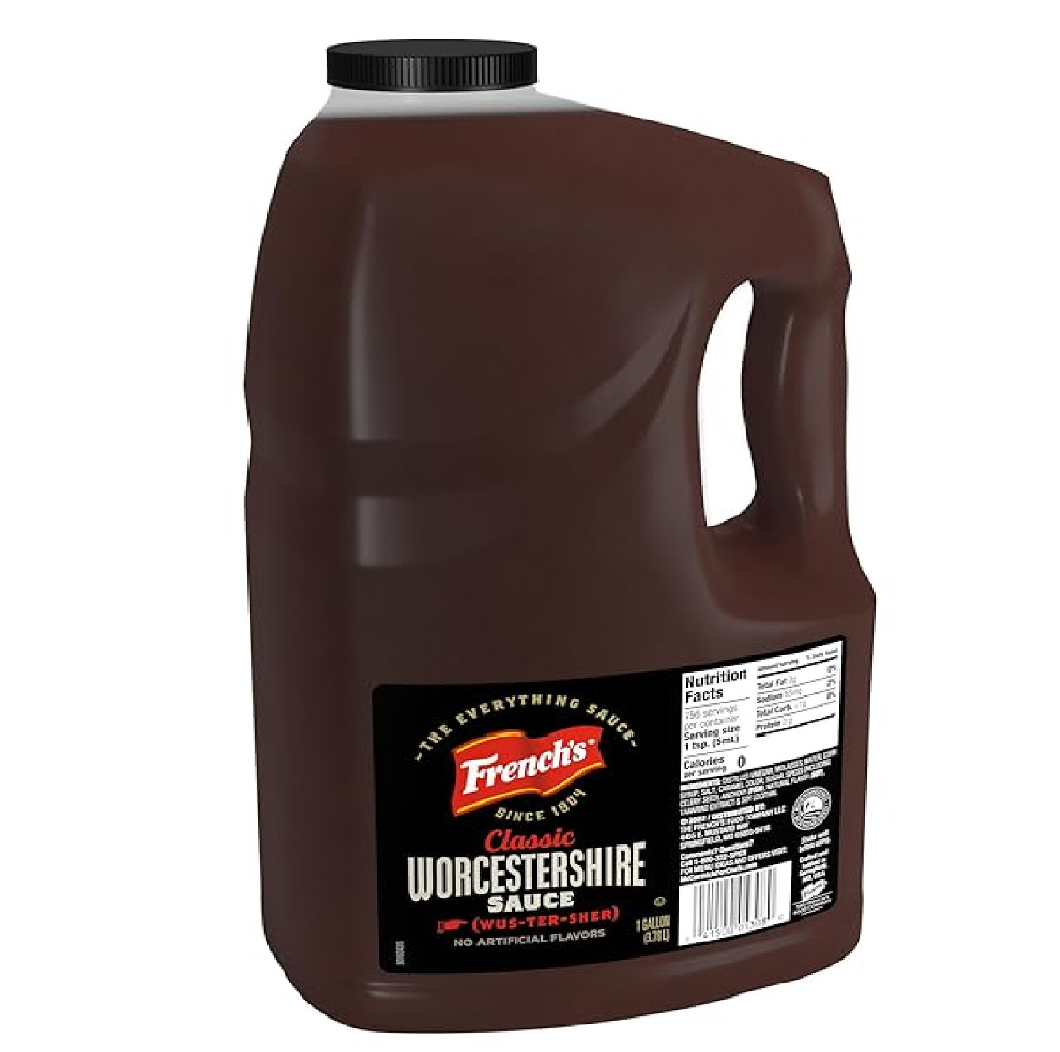 French’s Worcestershire Sauce, 1 gal – One Gallon Container of Gluten-Free Worce