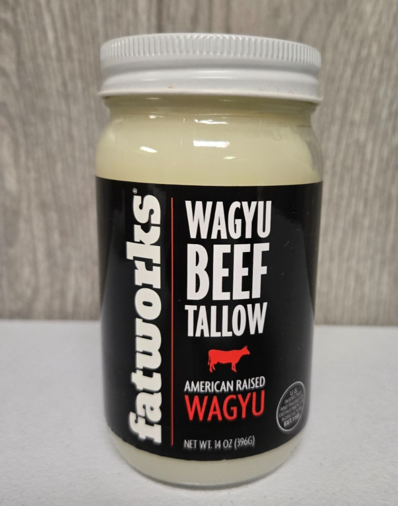 Fatworks 100% American Wagyu Tallow 14oz Certified Wagyu, KETO, PALEO, CARNIVORE