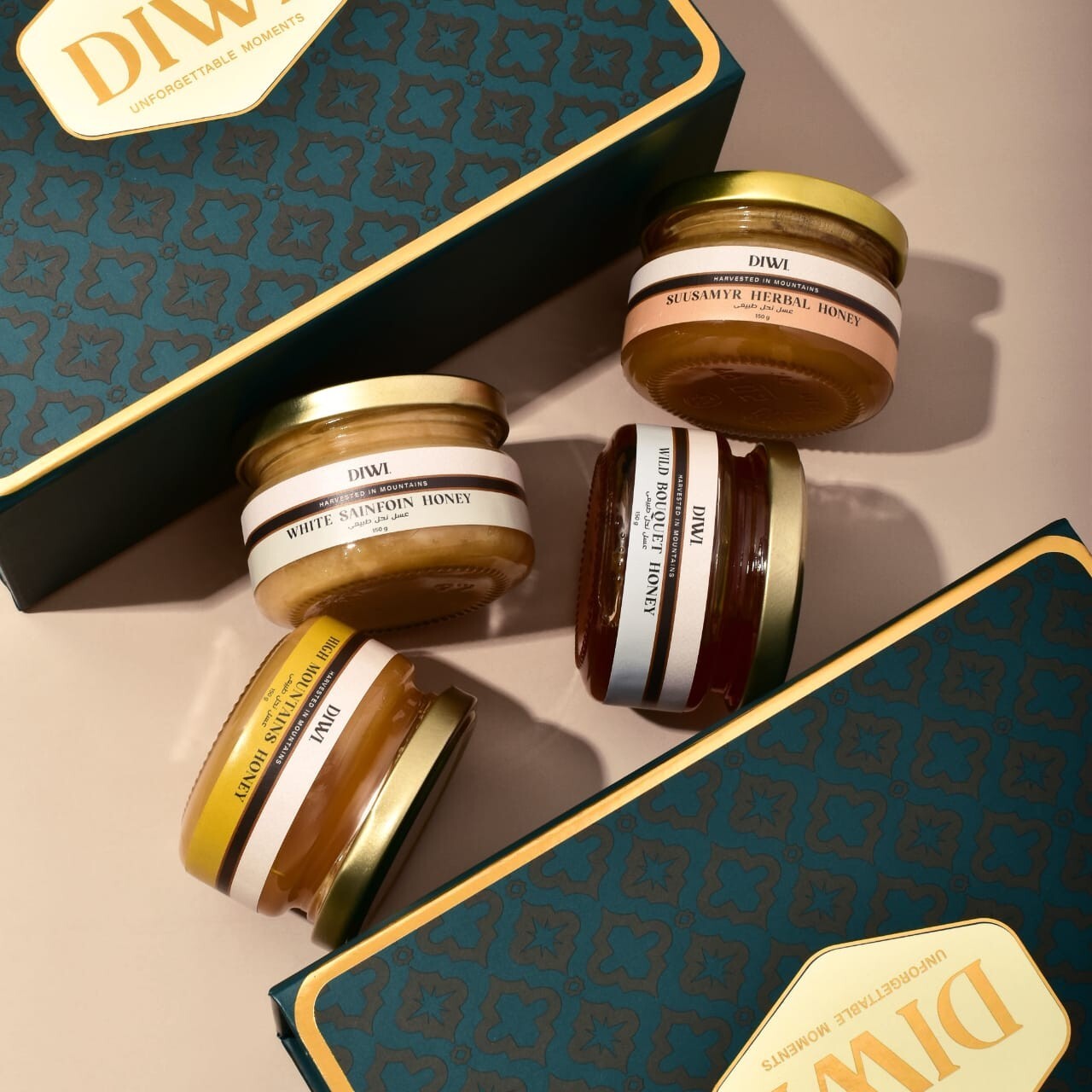 Pick 4 | Natural Fresh Honey Varieties | Customized Honey Gift Box