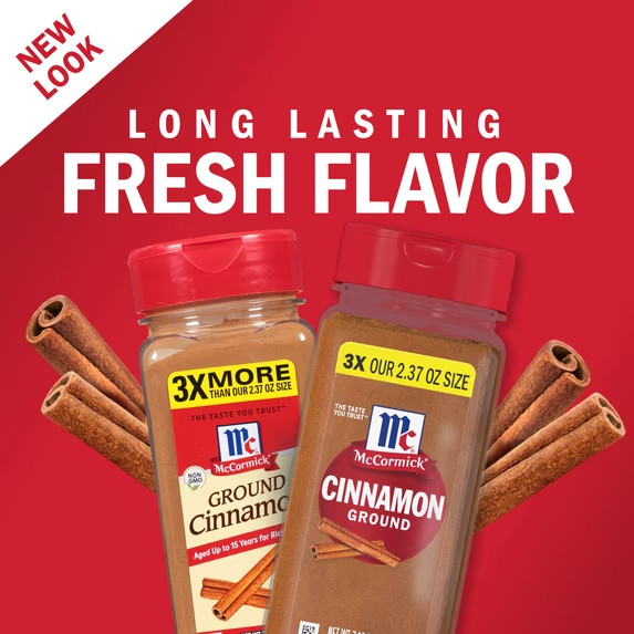 McCormick Kosher Ground Cinnamon, 7.12 oz Bottle….