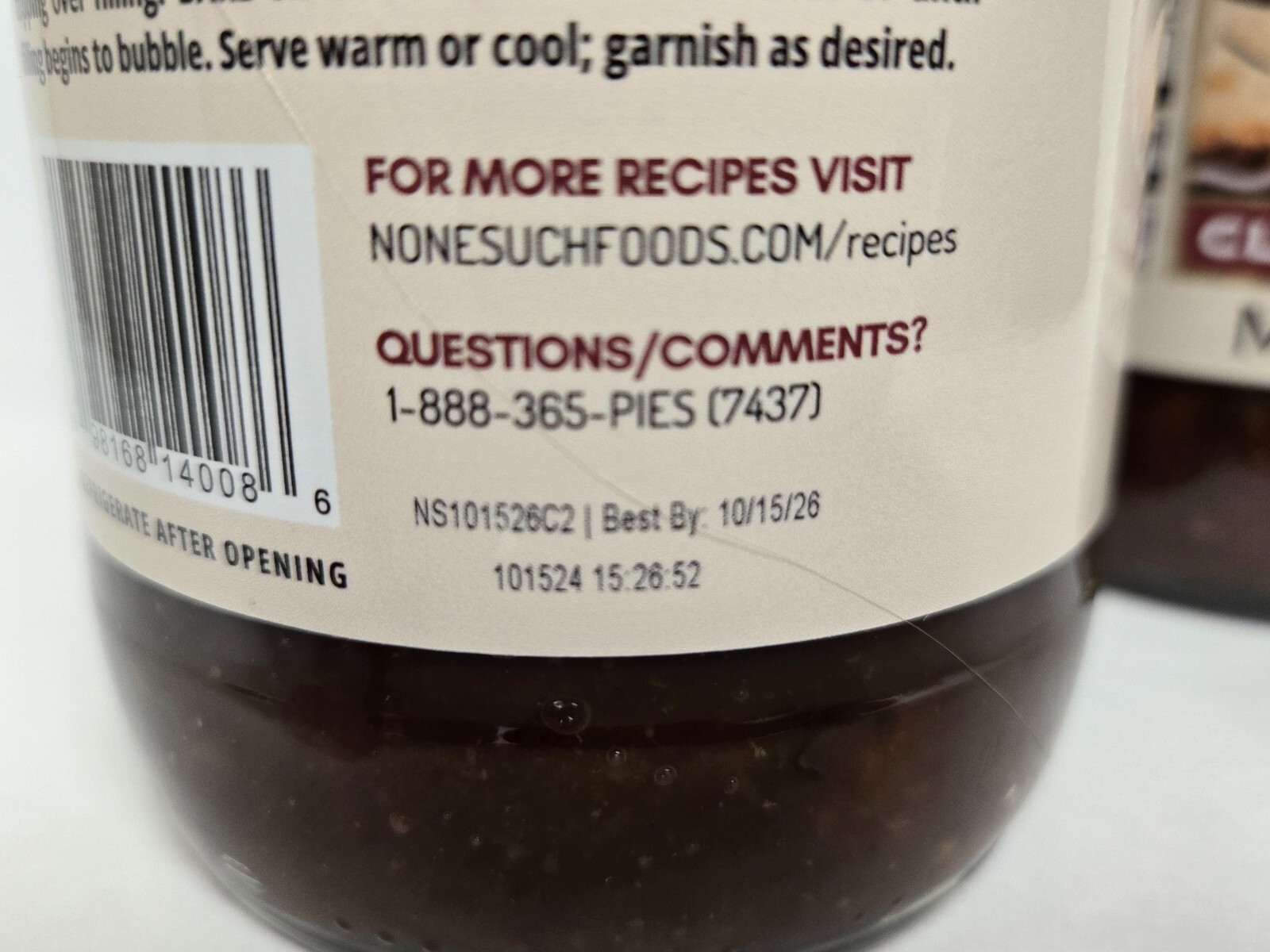 (2x) NONE SUCH Classic Original Mincemeat, 27oz, BB2/27, READ DESCRIPTION