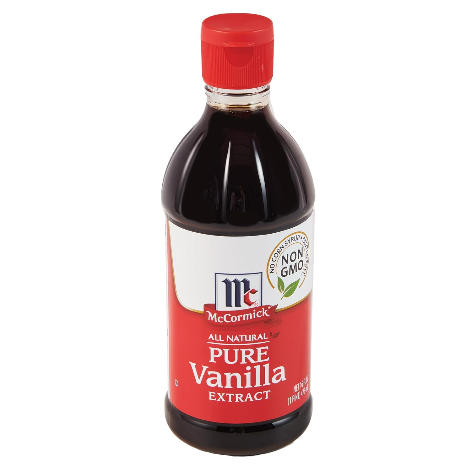 McCormick Pure Vanilla Extract, Non-GMO, Made with Madagascar Beans, 16oz