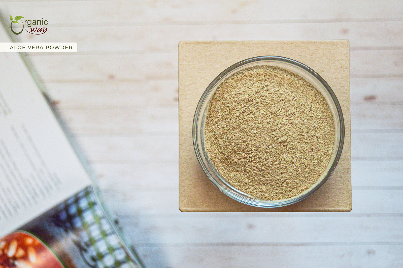 Organic Way Aloe Vera Powder (Aloe barbadensis) – Organic & Kosher Certified