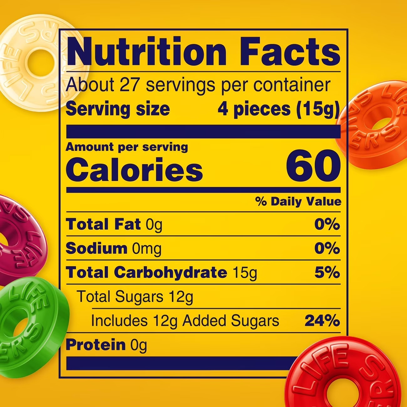 Life Savers Fruit Variety Hard Candy 14.5 oz, Individually Wrapped, Sharing Size