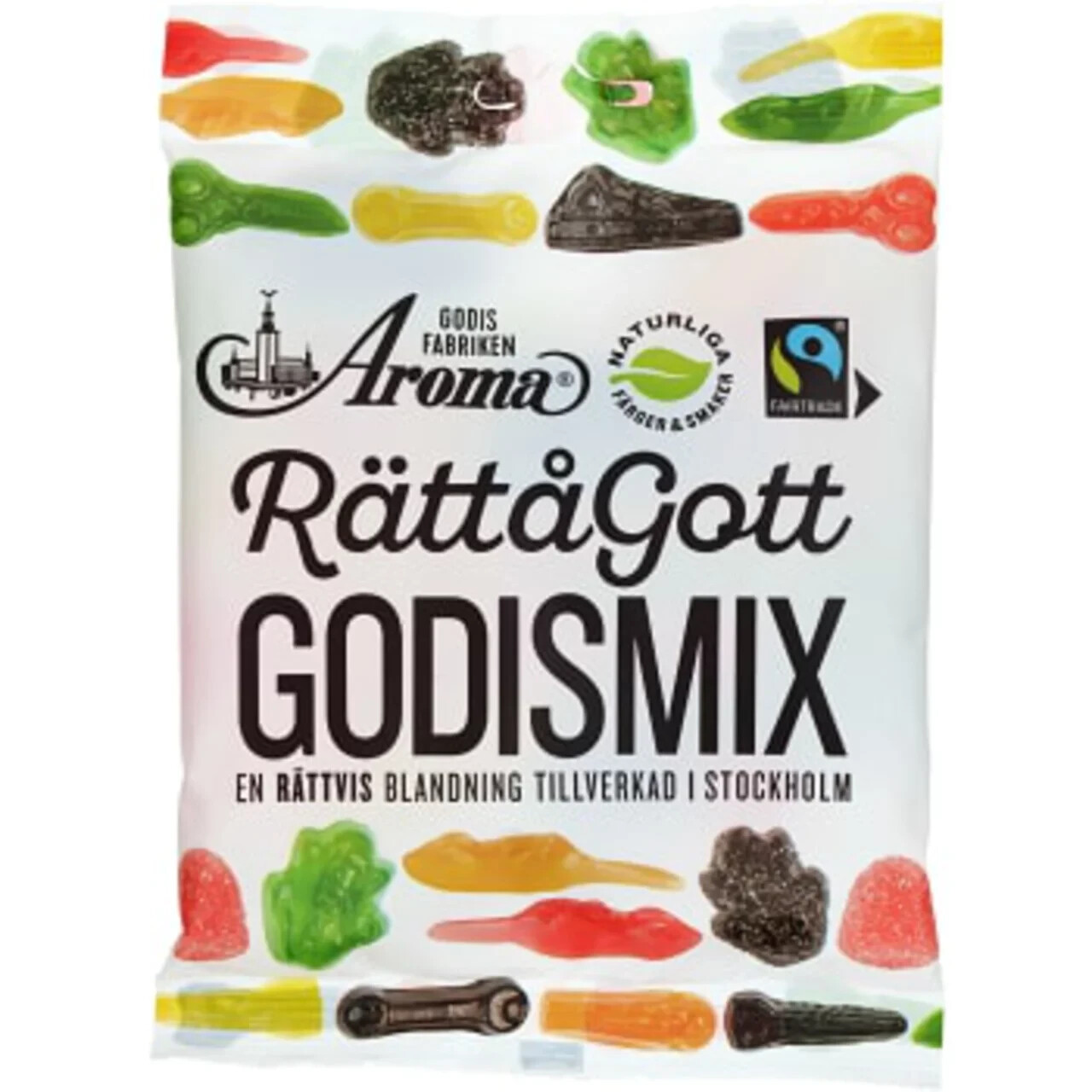 Swedish Candy Original from Sweden – Aroma Classic Rätt & Gott 3x140g -Fairtrade