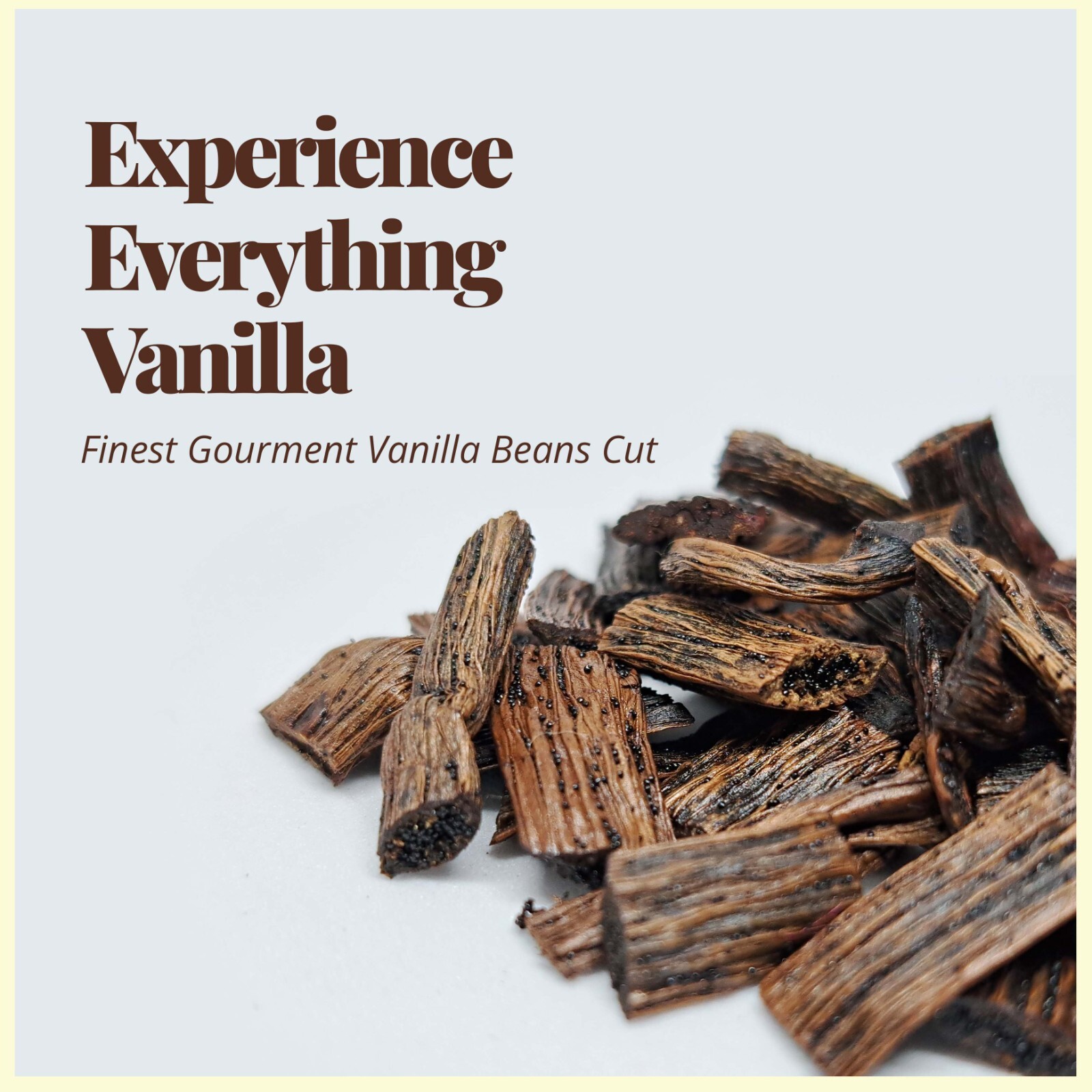 Vanilla Bean Cuts 1 Pound, Grade B Best vanilla Beans for Making Vanilla Extract