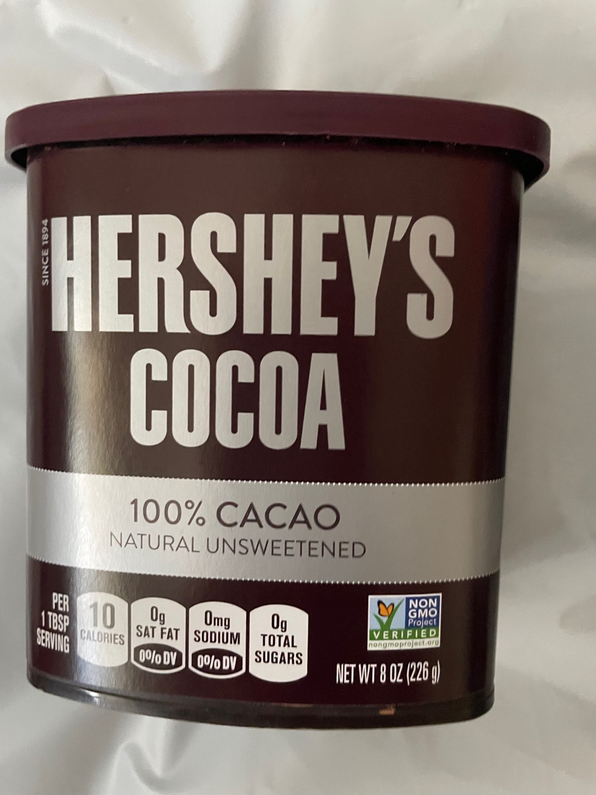3 Pack HERSHEY’S Natural Unsweetened Cocoa Powder 8 oz Can | Pure 100% Cacao