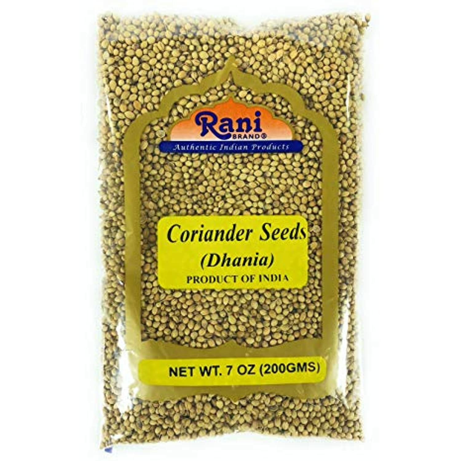 Rani Coriander (Dhania) Seeds Whole, Indian Spice 7oz (200g)