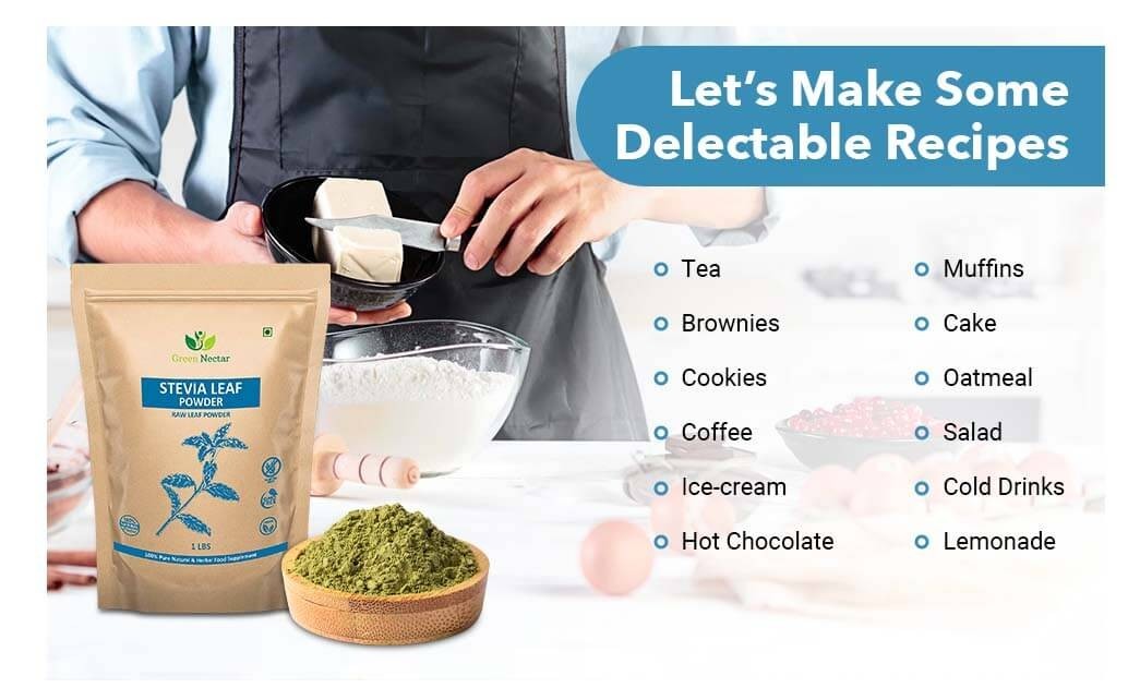 Green Stevia Leaf Powder 4 lb | Mild Sweetener, Sugar Substitute, Zero Calories