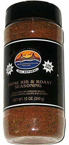 Carl’s Gourmet All Natural Prime Rib & Roast LOW SALT Seasoning – 12 oz