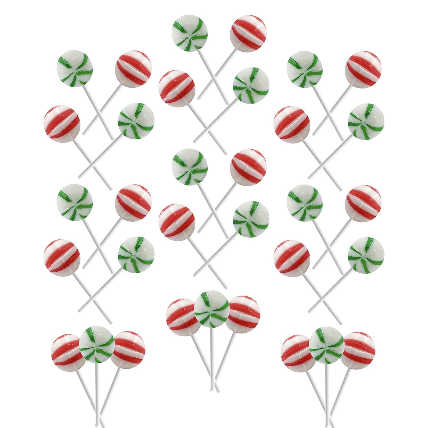 Bulk Christmas Lollipops 20lb Assortment – Fruity Hard Candy Suckers Individu…