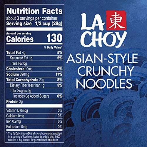 La Choy Asian Style Crunchy Noodles 3 Ounce (Pack of 12)