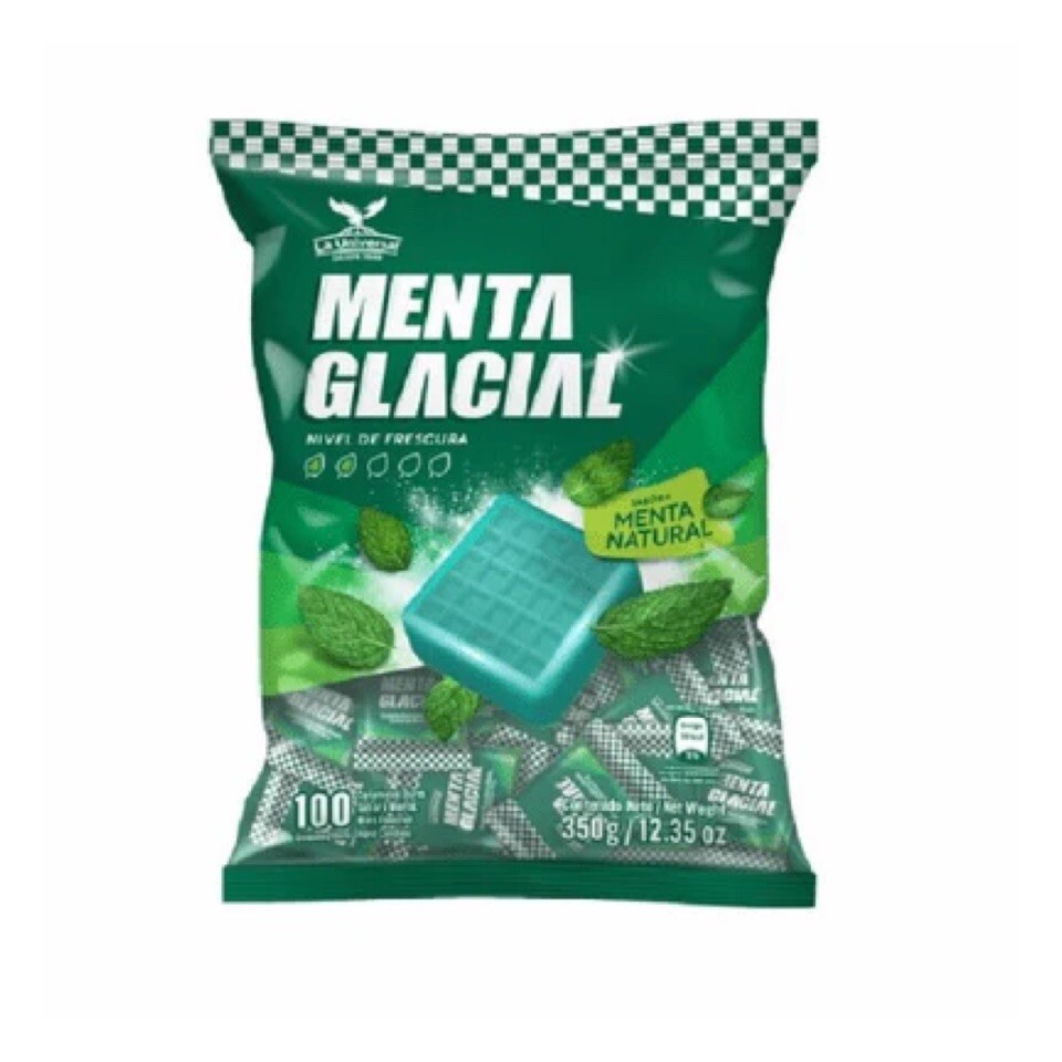 Menta Glacial La Universal Ecuador 11.64 oz Candies Fresh Mint Flavored
