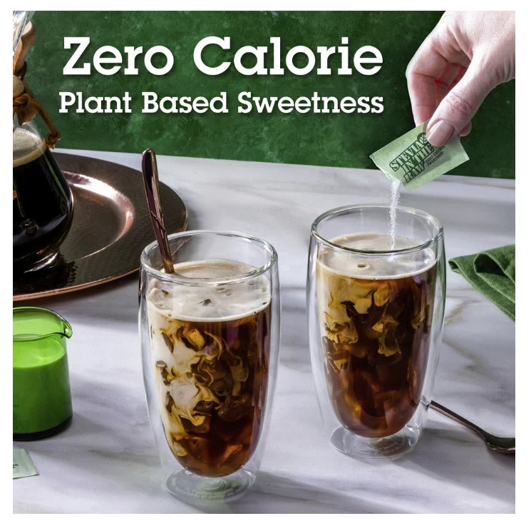 Stevia In The Raw Zero Calorie Sweetener, Sugar Substitute Packets, Vega, 125 Co
