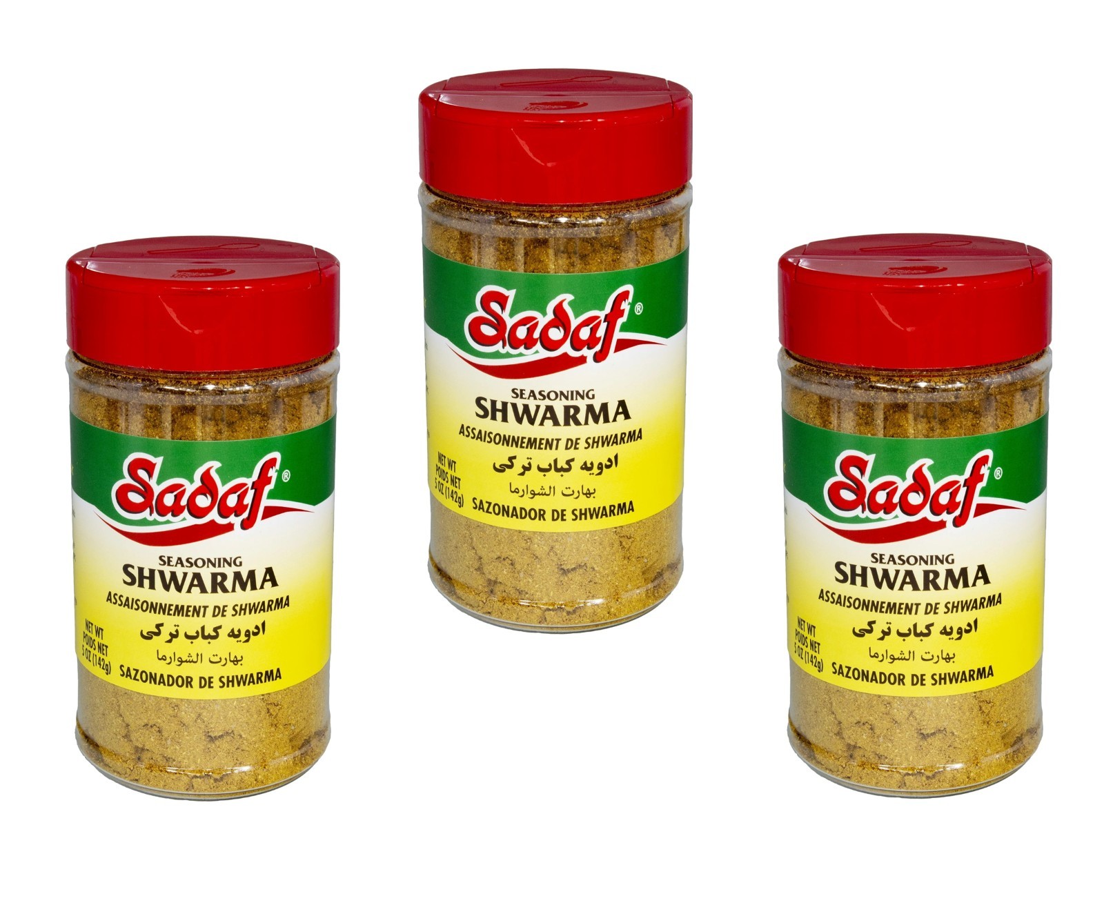 3 Pack Sadaf Shawarma Seasoning Authentic Middle Eastern Spice Blend Gluten-Free