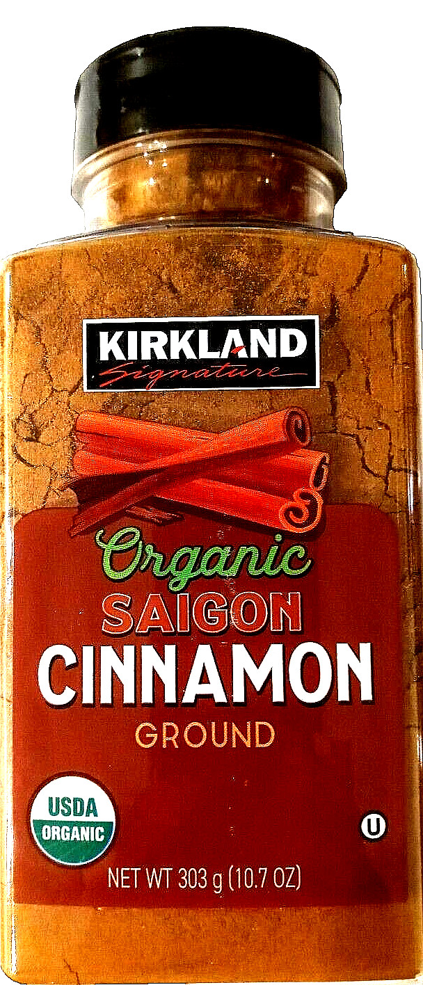 Kirkland Signature ORGANIC Ground Saigon CINNAMON 10.7 oz (303g) EXP 11/2025