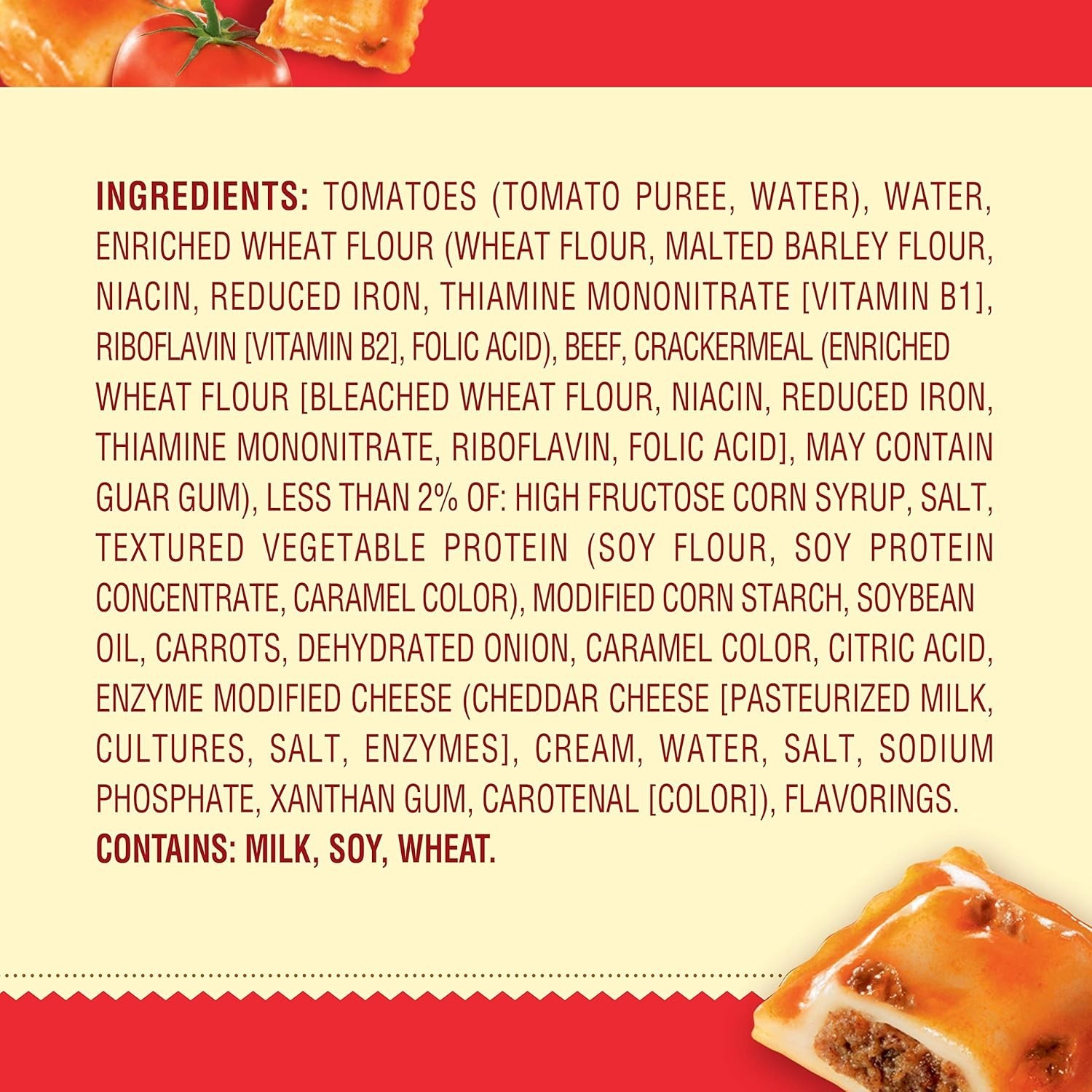 Chef Boyardee Beef Ravioli, 15 Oz, 4 Pack FREE SHIPPING