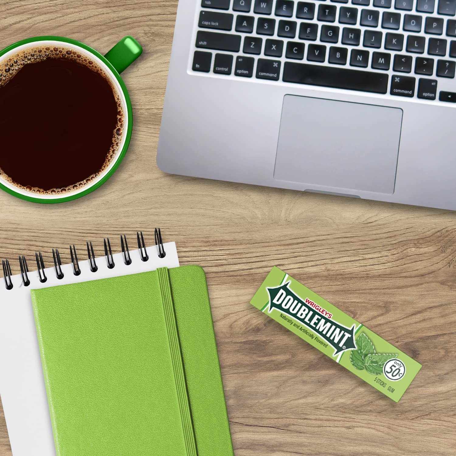 DOUBLEMINT WRIGLEY’S Chewing Gum Bulk 5 Count (Pack of 40), Green