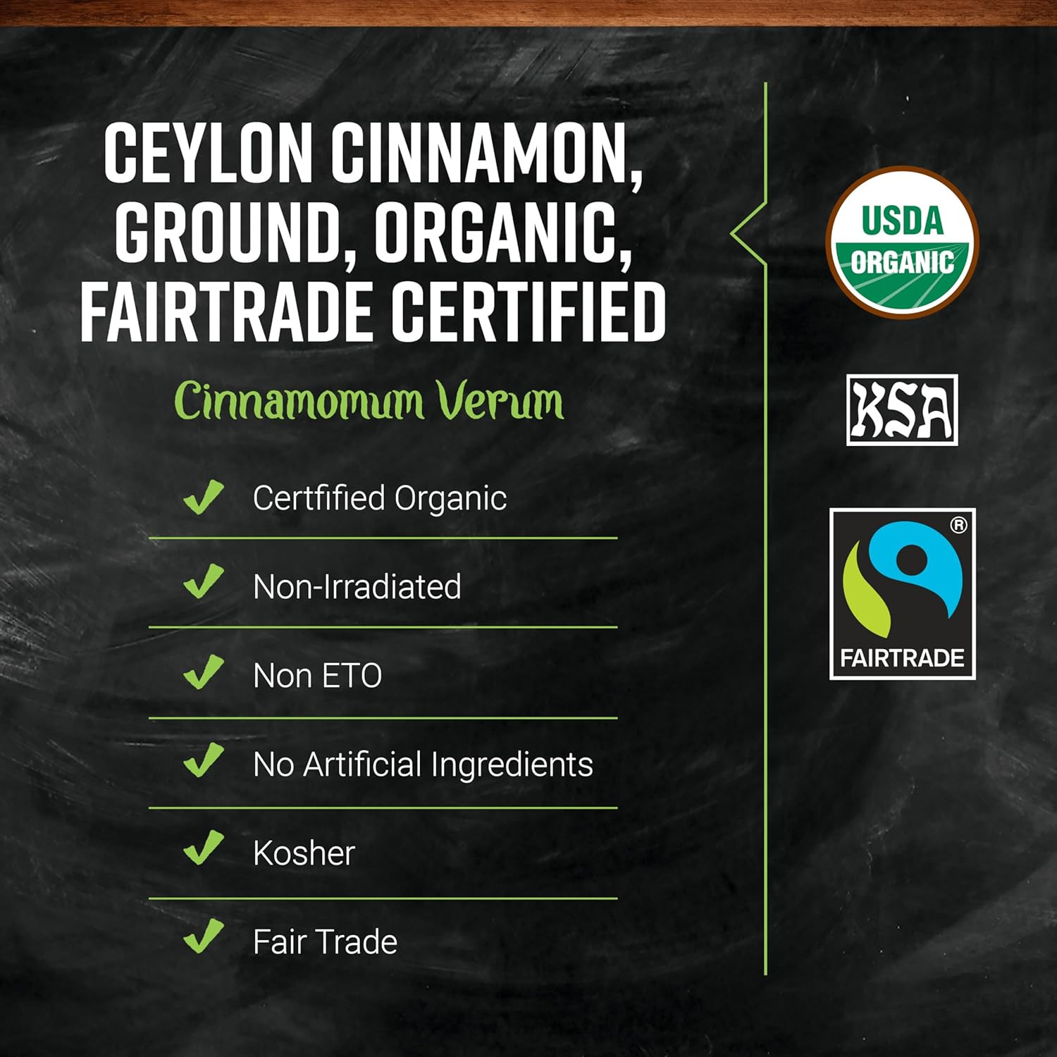 Frontier Co-Op Organic Ceylon Cinnamon, Ground, Fairtrade Certified, 16 Oz, Bulk