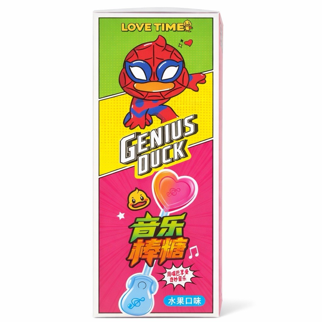 24 Pack Wholesale Musical Candy Lollipop Toy Fruit Flavor Novelty Sweet Novelty