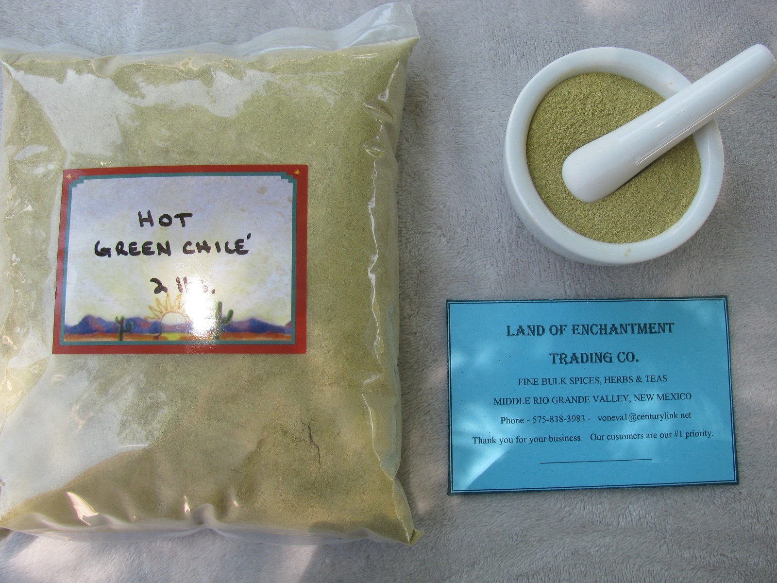 HATCH NEW MEXICO HOT GREEN CHILE POWDER 2 LB. FRESH! USA SELLER FREE SHIP