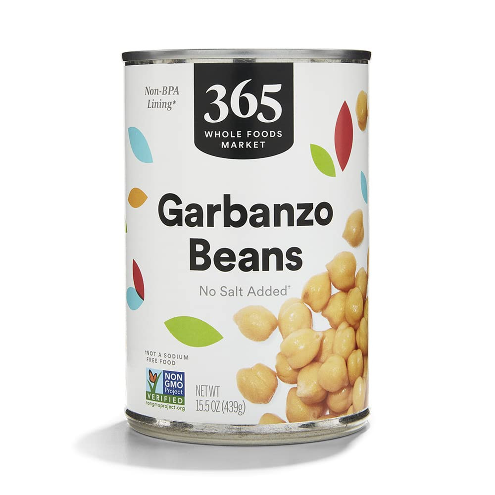 , Unsalted Garbanzo Beans, 15.5 Ounce