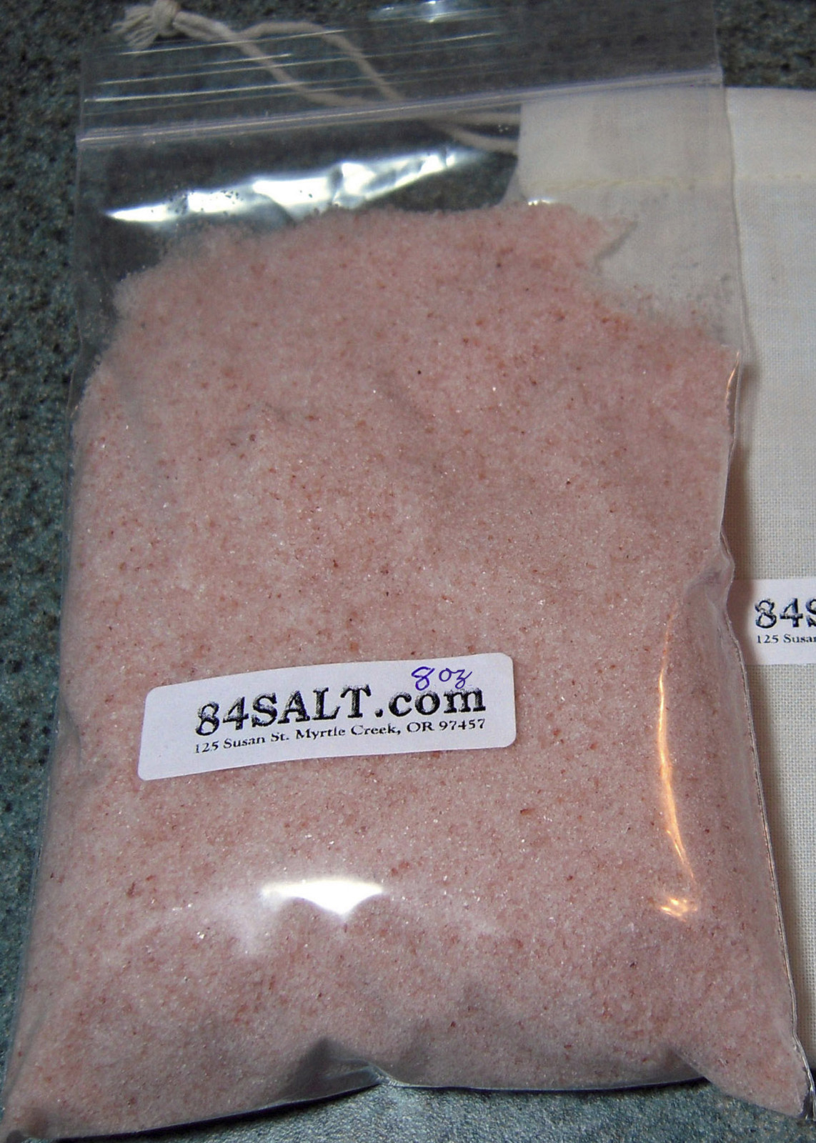 Gift Bag 8 oz Fine Organic Pink Crystal Himalayan Salt 84 Minerals FDA Kosher