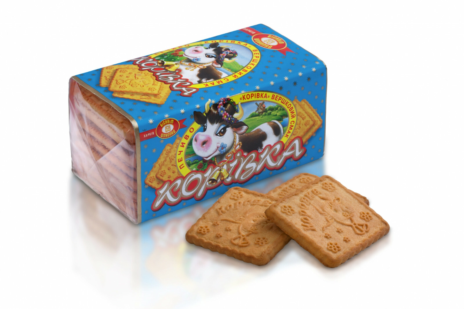 [3 PACK] Russian Creamy Cookies Сливочное Печенье Коровка US Seller 6.3oz/180g