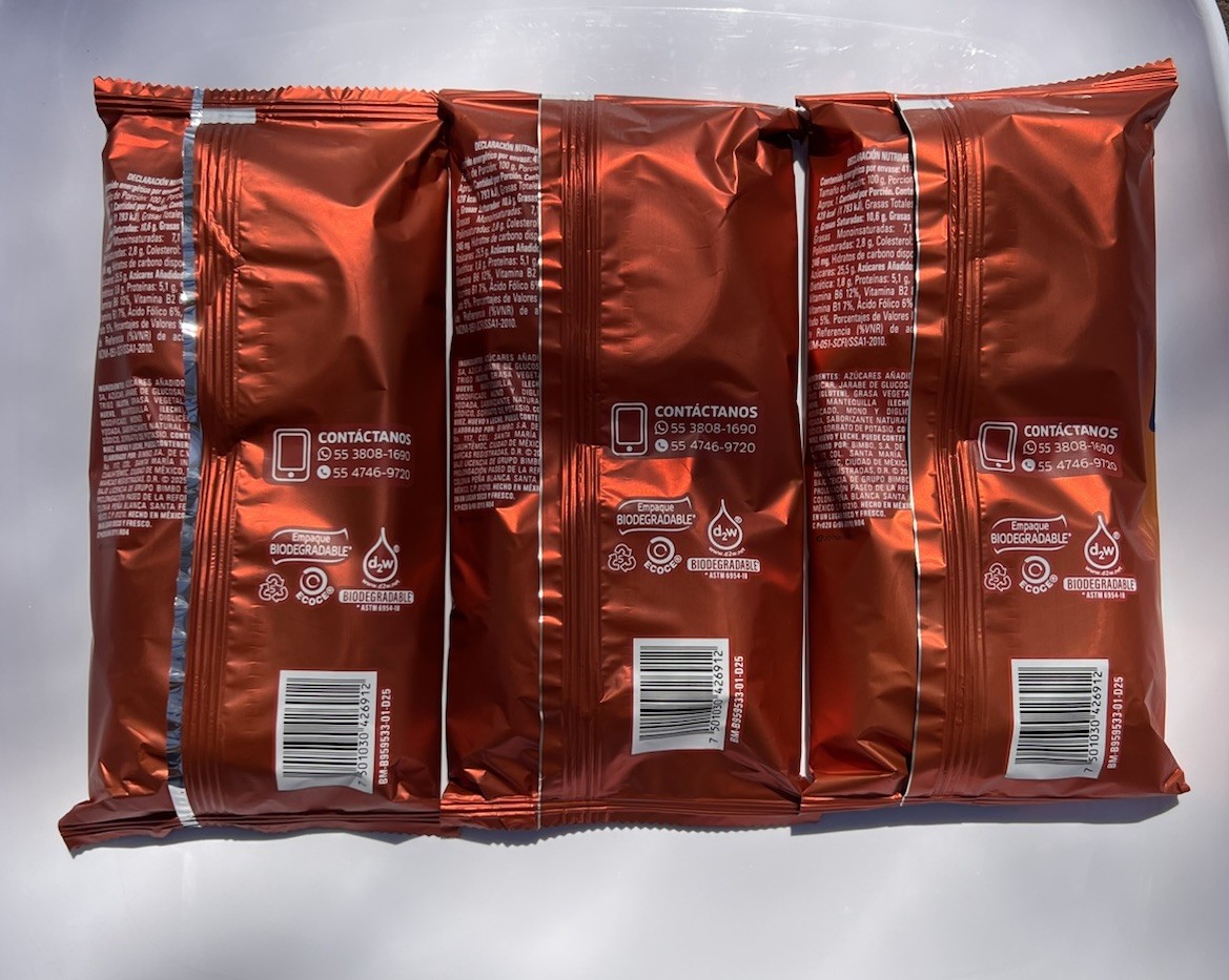 3 BAGS MARINELA MINI PAY DE NUEZ MINI PECAN PIES. BAG HAS 2 PAYS ( 6 TOTAL) MX