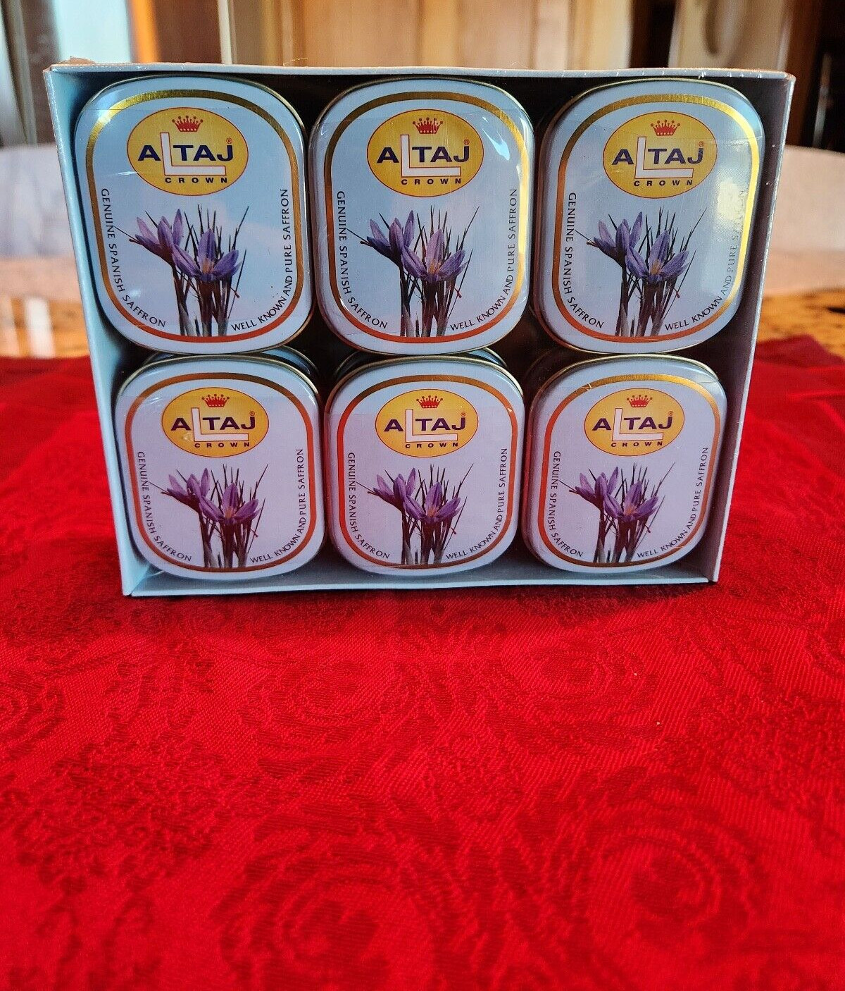 Altaj Saffron (Available in 1 Gram Tins or Pack of 12) with Free Shipping