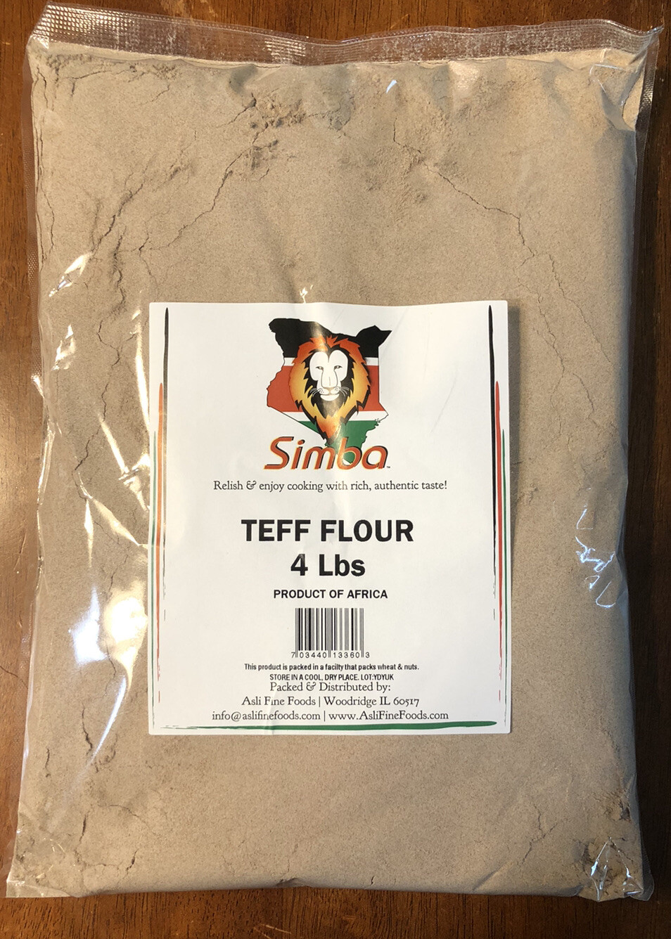 Teff Flour – 4 lbs – USA Seller Free and Fast Shipping!