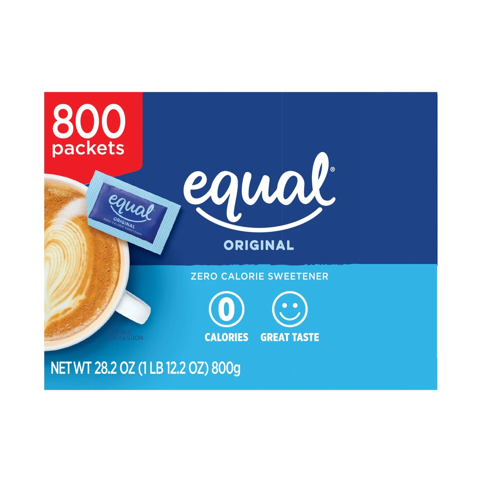 Calorie Sweetener Sugar Substitute From Coffee To Fruit 800 Count Pack of 1 NEW
