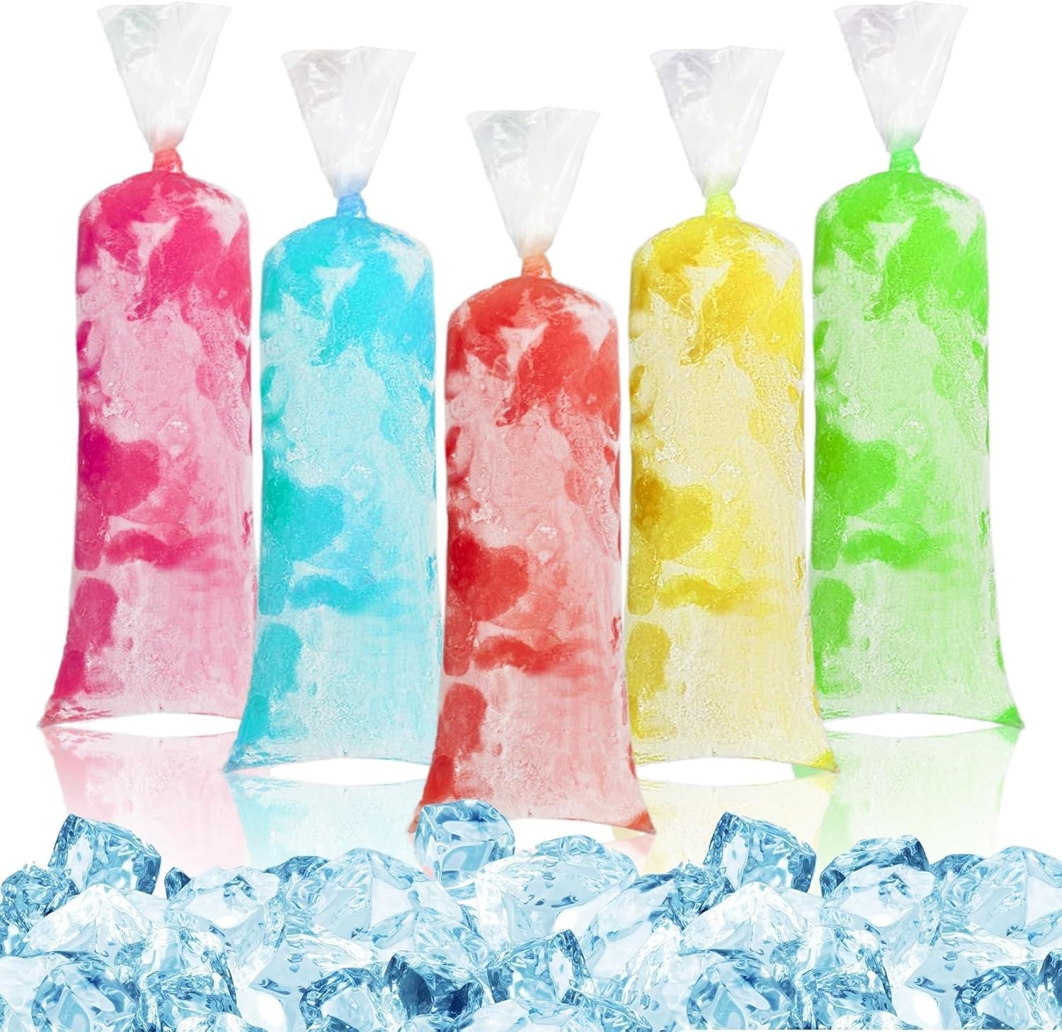 100 Ice Candy Plastic Bags – 4X12 Bolsas Para Bolis De Hielo Mexicanos Freeze Ic