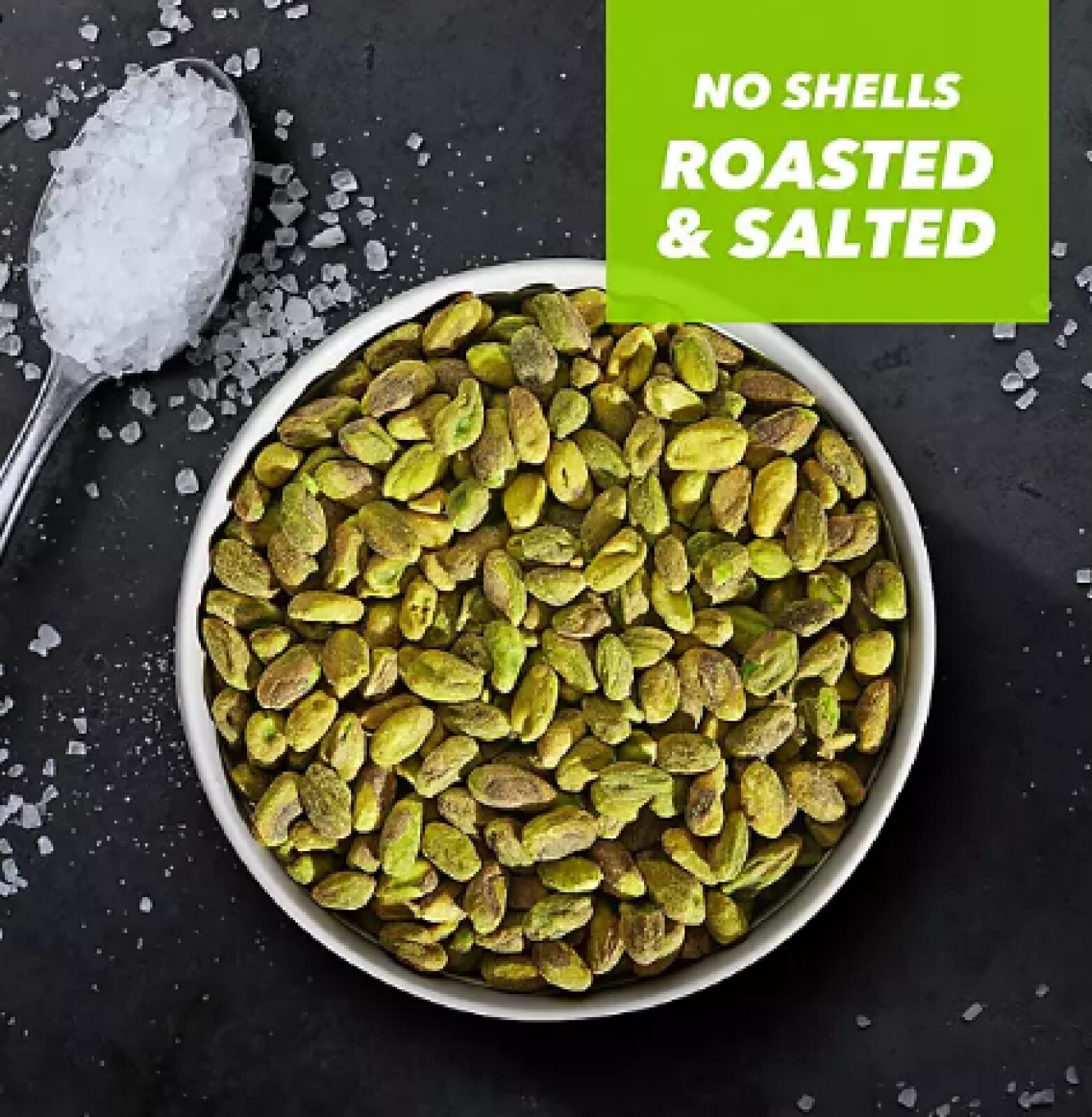 Wonderful Pistachios No Shells, Roasted & Salted Nuts, 24 Ounce Resealable Bag,